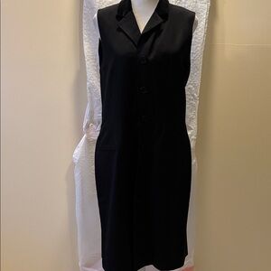 Field Manor Black Long Wool Dress with lining - size 6
